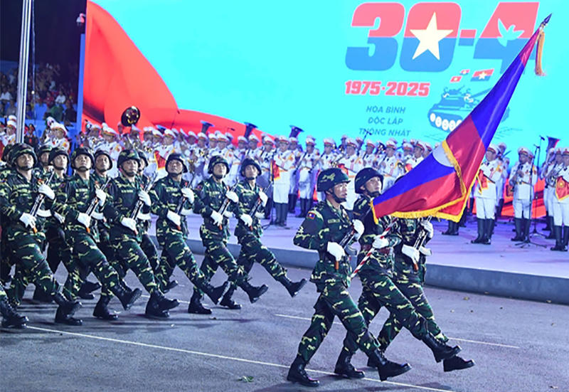 Ấn tượng hình ảnh buổi sơ duyệt Lễ kỷ niệm 50 năm Ngày giải phóng miền Nam, thống nhất đất nước