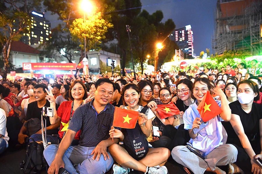 Ấn tượng hình ảnh buổi sơ duyệt Lễ kỷ niệm 50 năm Ngày giải phóng miền Nam, thống nhất đất nước