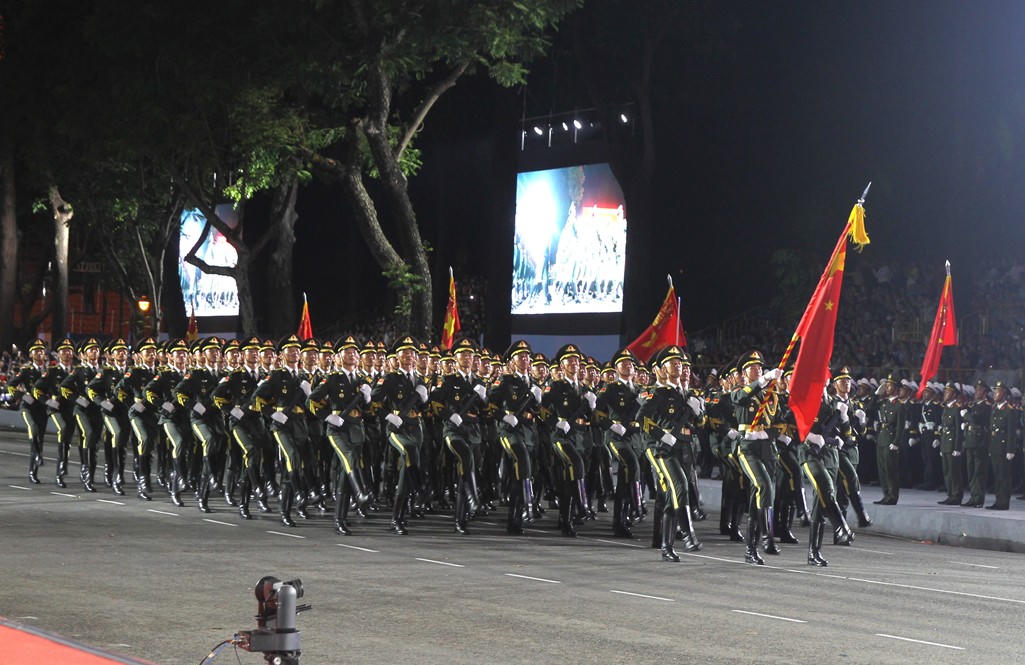 Ấn tượng hình ảnh buổi sơ duyệt Lễ kỷ niệm 50 năm Ngày giải phóng miền Nam, thống nhất đất nước