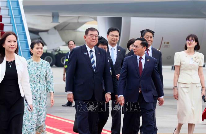 Thủ tướng Nhật Bản Ishiba Shigeru và Phu nhân bắt đầu thăm chính thức Việt Nam