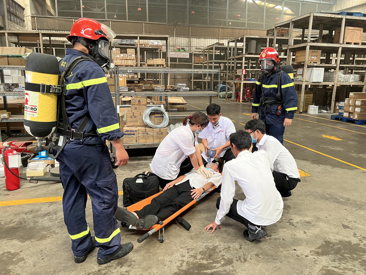 Vedan tổ chức diễn tập 'Phòng cháy chữa cháy và cứu nạn cứu hộ' năm 2025