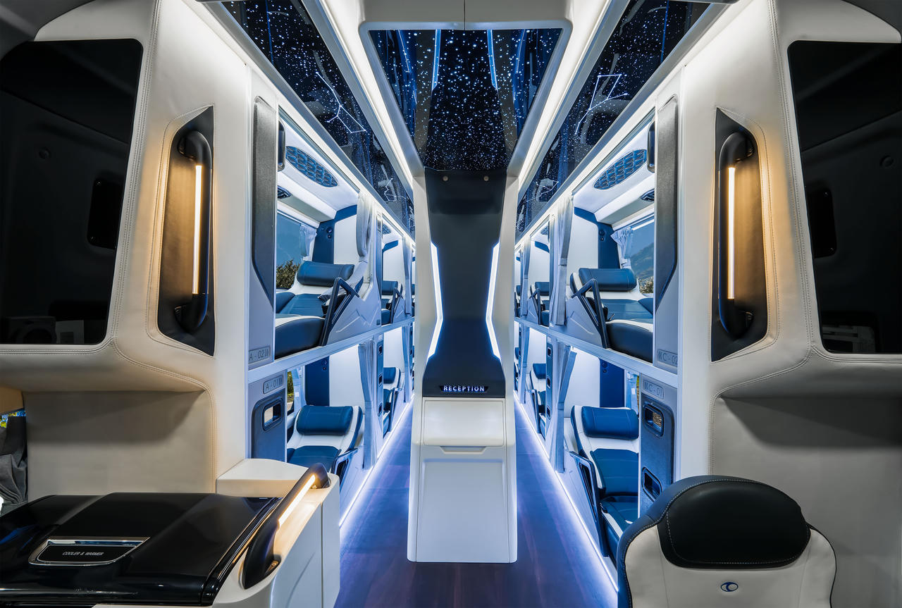 Nâng tầm trải nghiệm với xe giường nằm cao cấp thế hệ mới THACO Mobihome 120 