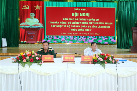 Bàn giao, sáp nhập, tổ chức lại các Bộ CHQS cấp tỉnh