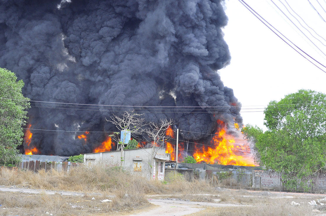 Cháy lớn ở Thành phố Biên Hoà