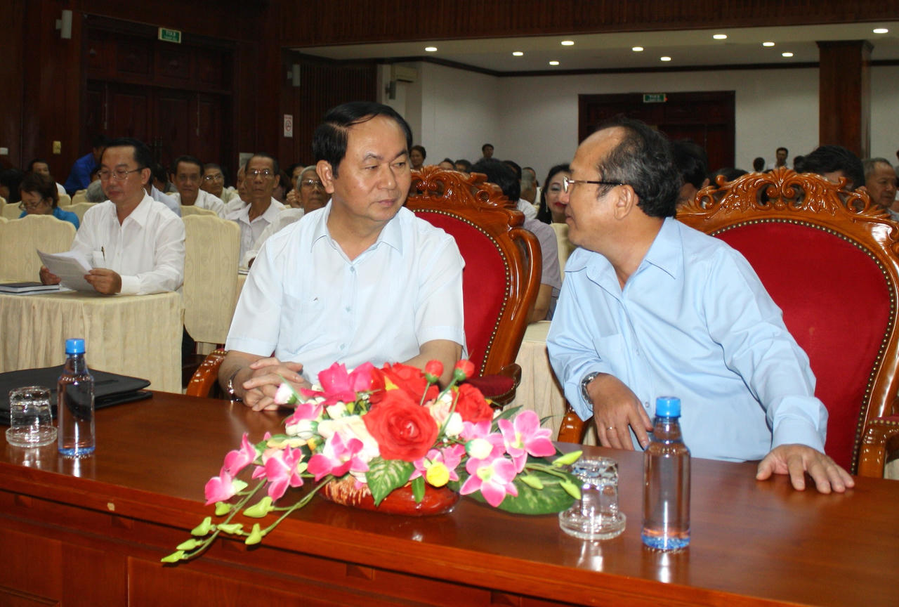 Chủ tịch nước Trần Đại Quang tiếp xúc cử tri tại TP. Hồ Chí Minh