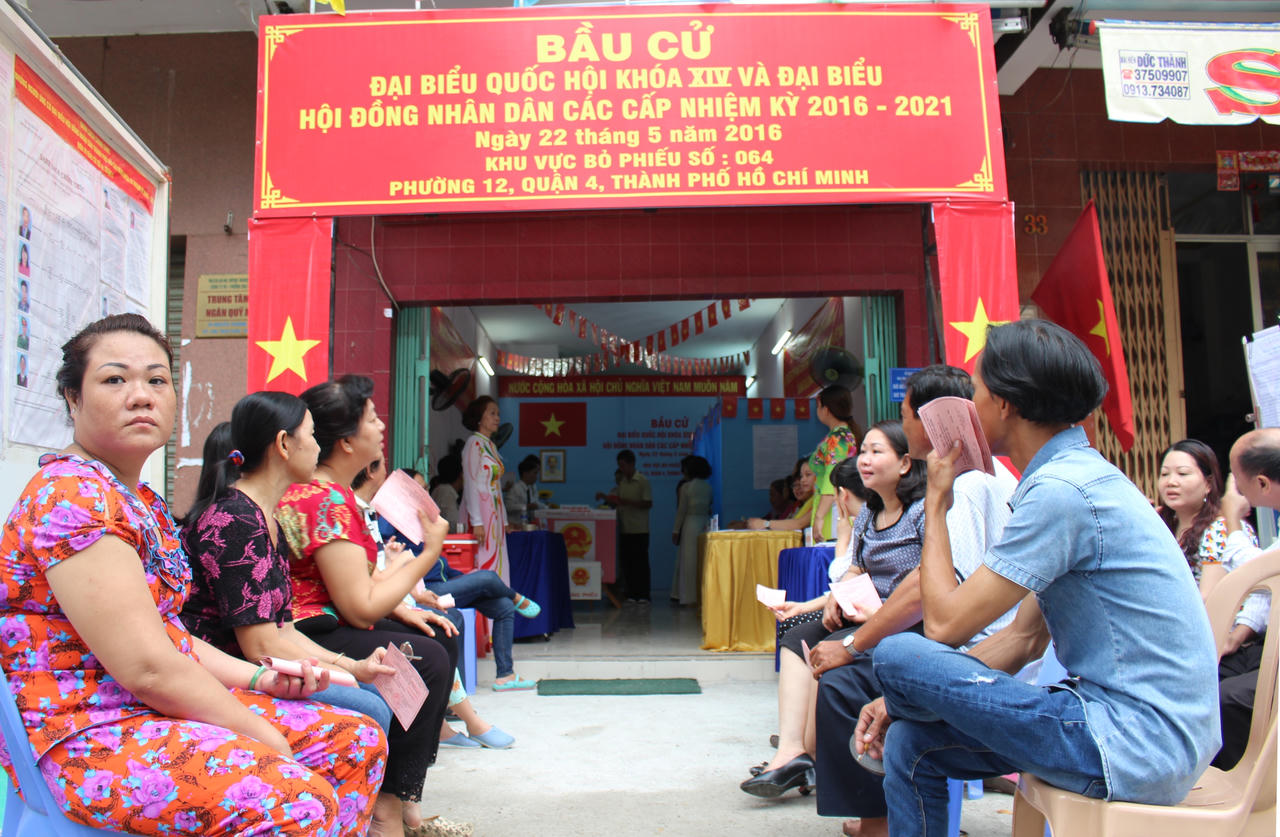 Chùm ảnh cử tri TP Hồ Chí Minh nô nức đi bỏ phiếu