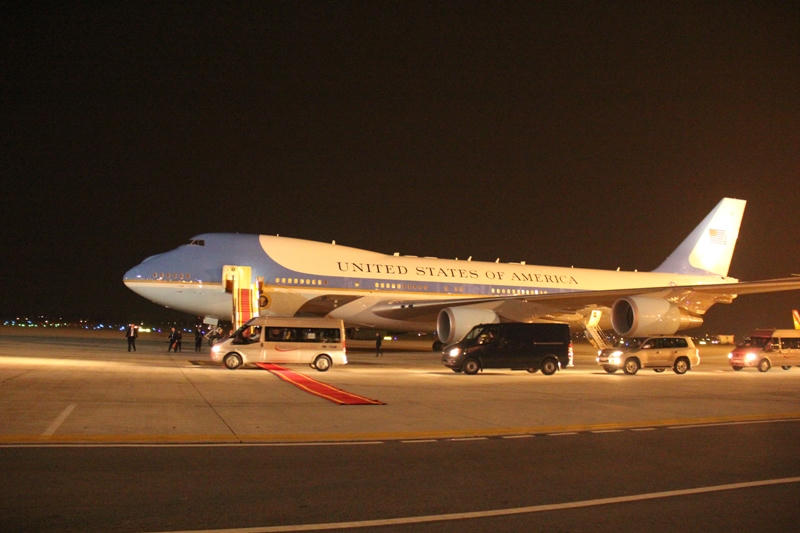 Tổng thống Obama đã tới Hà Nội