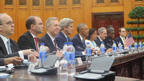 Tổng thống Obama hội kiến Tổng Bí thư và Thủ tướng Chính phủ