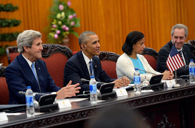 Tổng thống Obama hội kiến Tổng Bí thư và Thủ tướng Chính phủ