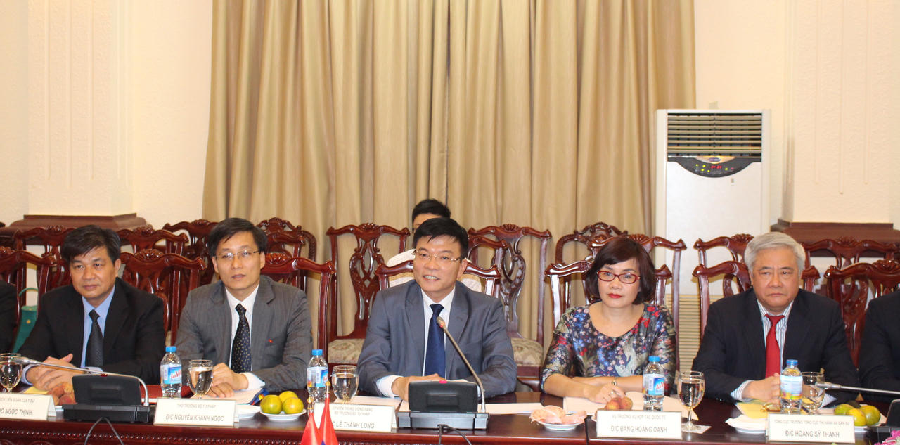 Đẩy mạnh quan hệ hợp tác Tư pháp Việt Nam- Lào
