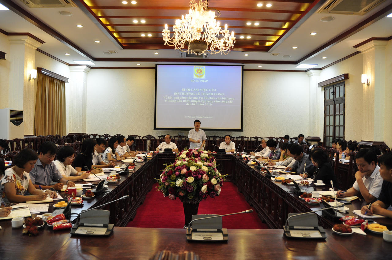  Bộ trưởng Lê Thành Long: “Công tác tổ chức cán bộ cần góp phần tạo luồng sinh khí mới”