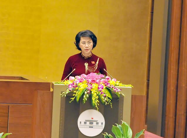 Chủ tịch Quốc hội Nguyễn Thị Kim Ngân tuyên thệ nhậm chức