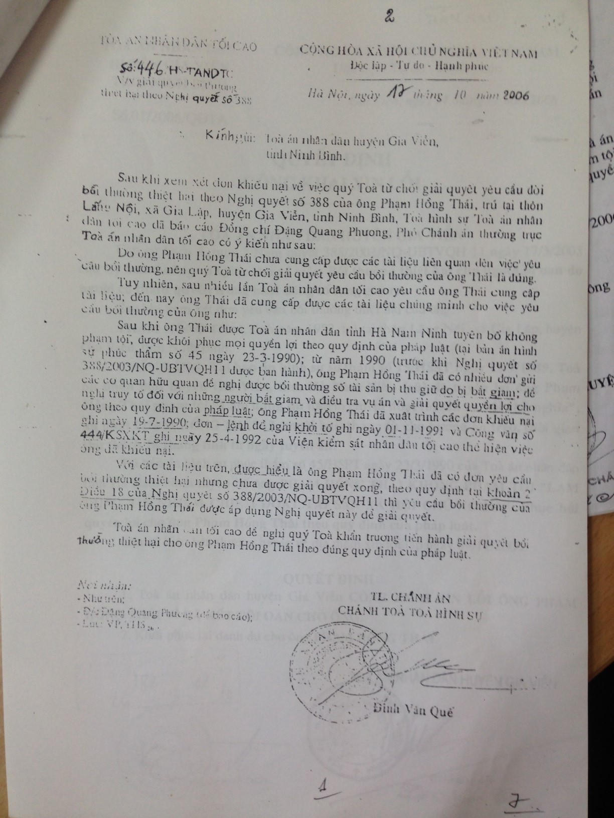  Án oan chấn động Ninh Bình: 27 năm cơ cực đòi công lý 