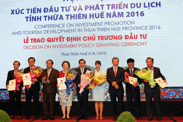 Thừa Thiên Huế thu hút được nhiều nhà đầu tư lớn