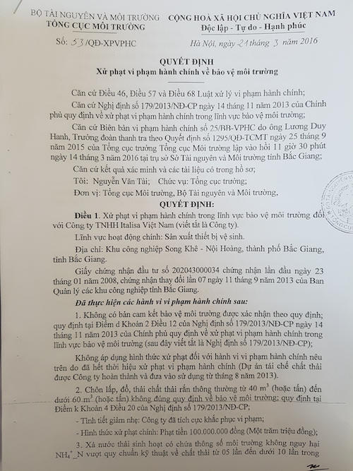Bắc Giang: Bí ẩn những lá bùa của doanh nghiệp liên tiếp bức tử môi trường - Ảnh 2.