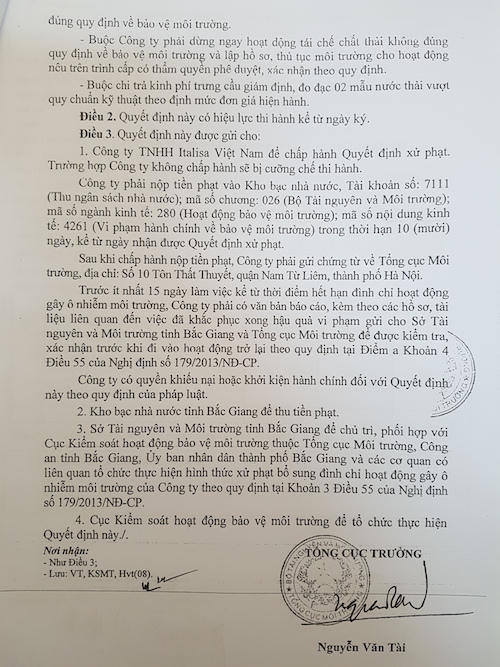 Bắc Giang: Bí ẩn những lá bùa của doanh nghiệp liên tiếp bức tử môi trường - Ảnh 3.