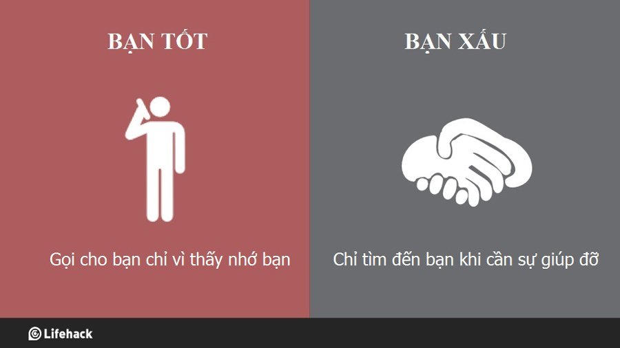 bạn tốt, bạn xấu