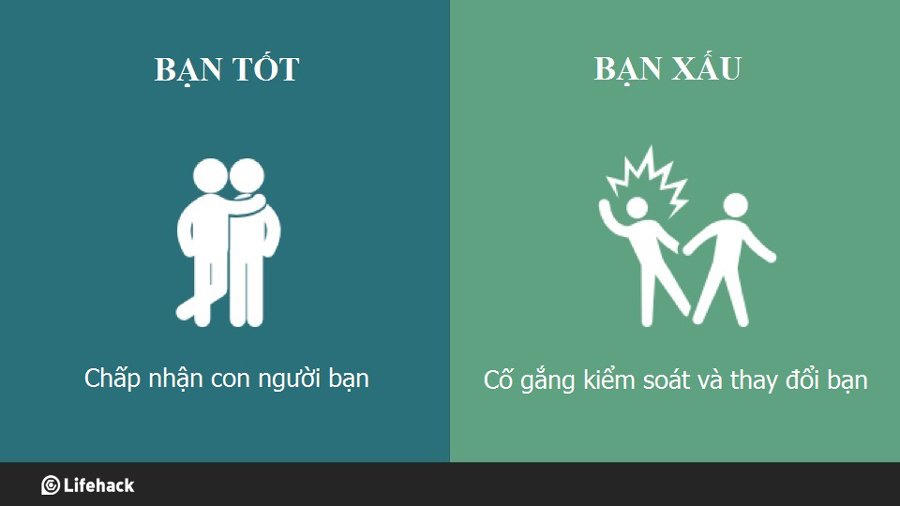 bạn tốt, bạn xấu