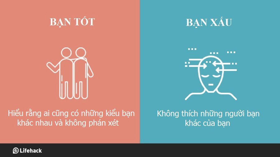 bạn tốt, bạn xấu