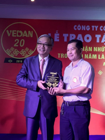 Vedan Việt Nam tự hào tôn vinh nhân viên gắn bó 20 năm