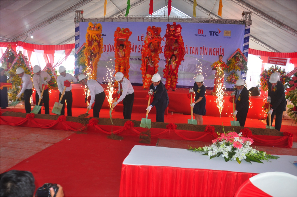 Tín Nghĩa khởi công xây dựng Nhà máy sản xuất cà phê hoà tan