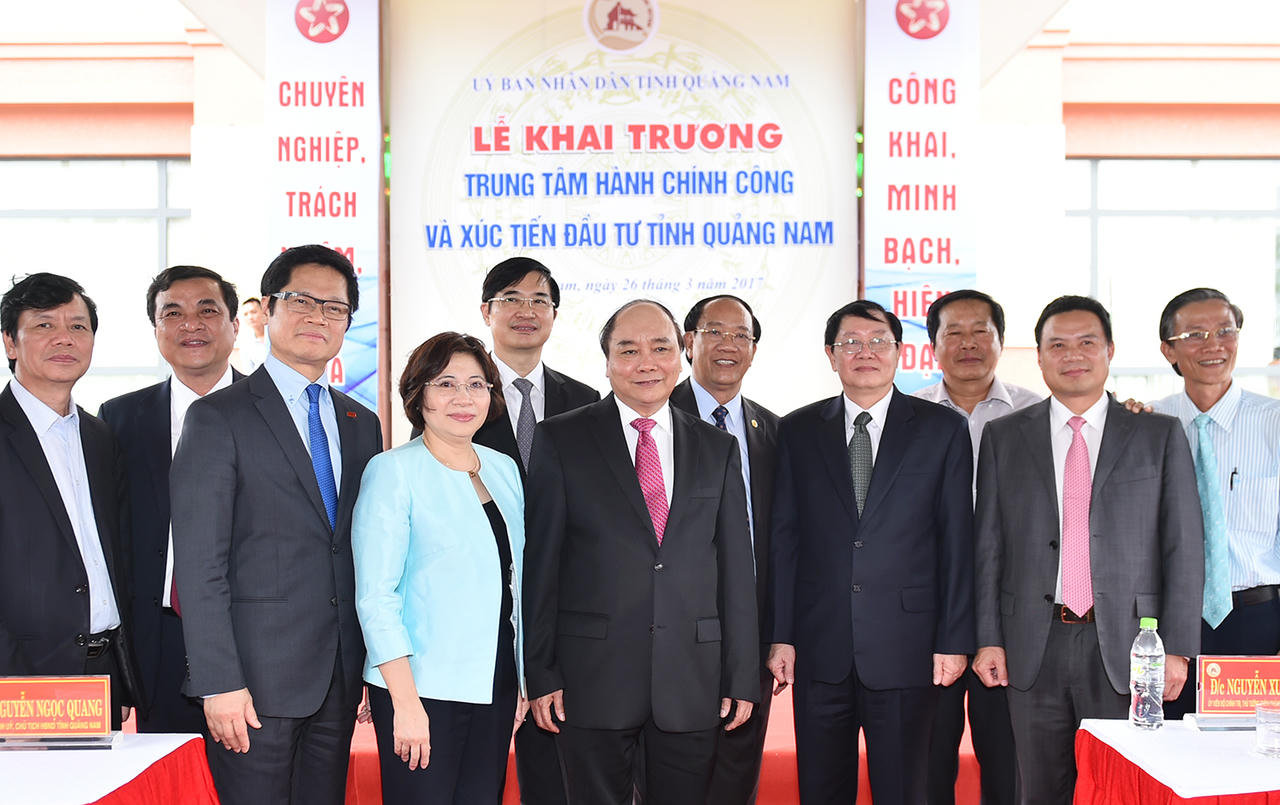 Khai trương Trung tâm Hành chính công và Xúc tiến đầu tư tỉnh Quảng Nam