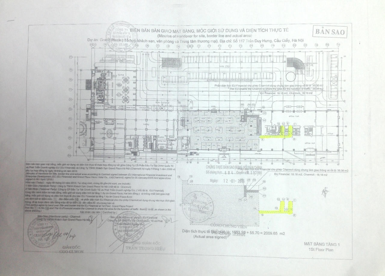 Tranh chấp lối đi, Công ty TNHH Khách sạn Grand Plaza Hà Nội bị tố “cướp đất”