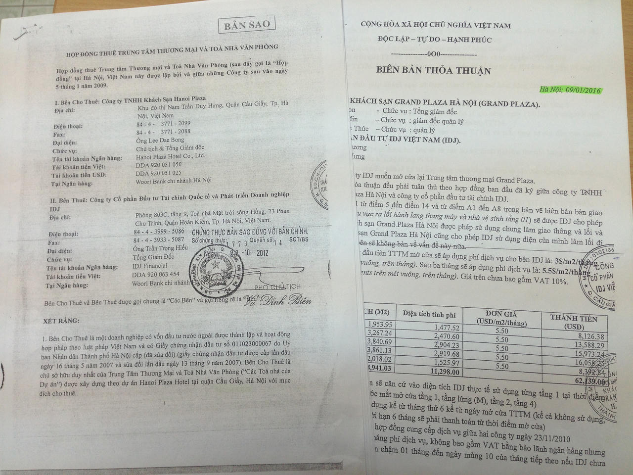 Grand Plaza Hà Nội “tố ngược” IDJ vu khống