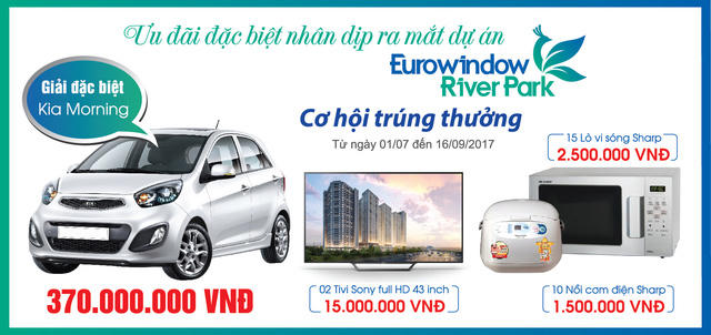 Eurowindow River Park: Chung cư cao cấp giá bình dân
