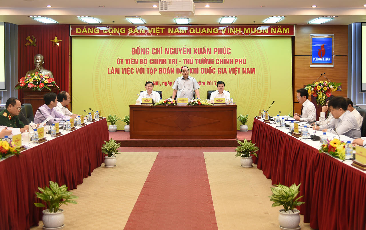 Thủ tướng làm việc với Tập đoàn Dầu khí