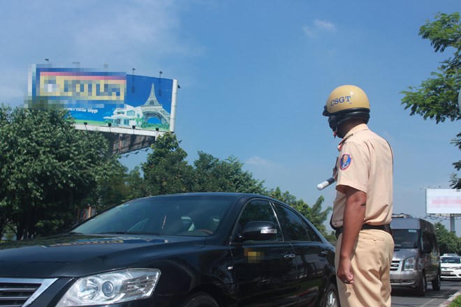 Được sử dụng Giấy đăng ký photo khi tham gia giao thông