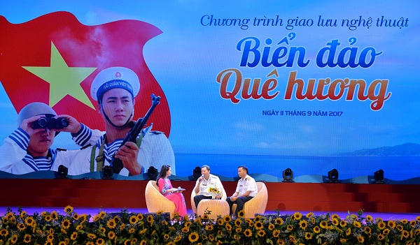 Chương trình giao lưu nghệ thuật Biển đảo quê hương: Xúc động và sâu lắng