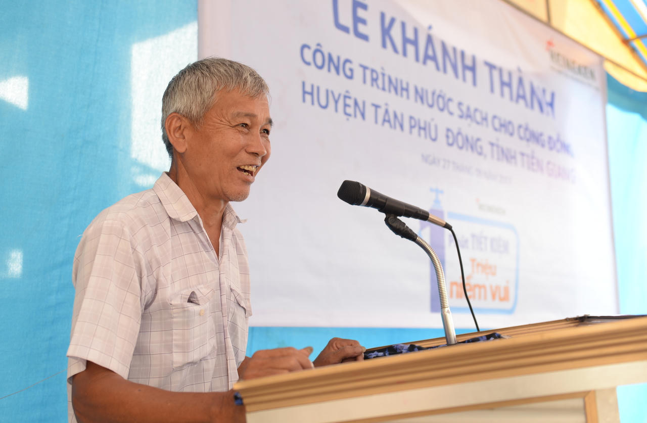 Heineken Việt Nam tiếp tục hỗ trợ nước sạch cho cộng đồng