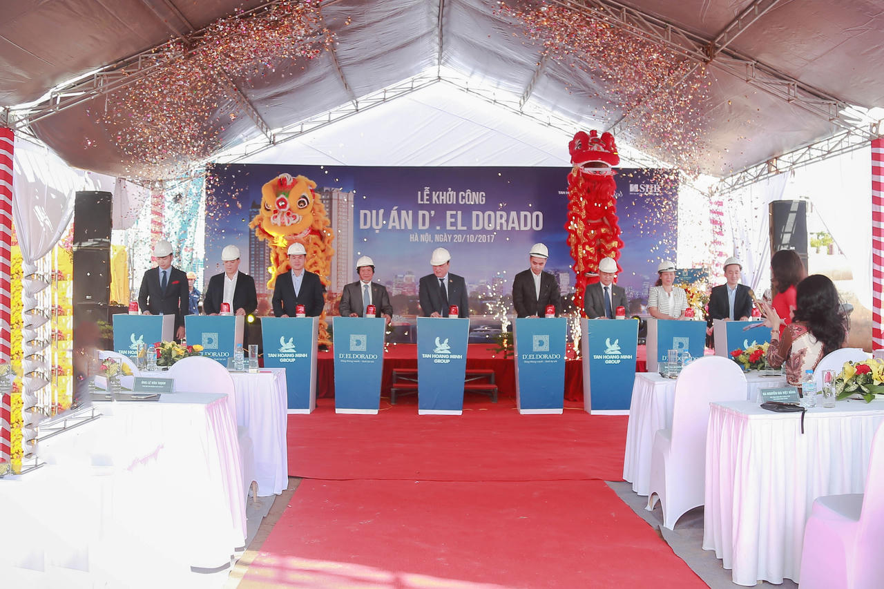 Tân Hoàng Minh khởi công xây dựng Dự án D’. El Dorado bên Hồ Tây