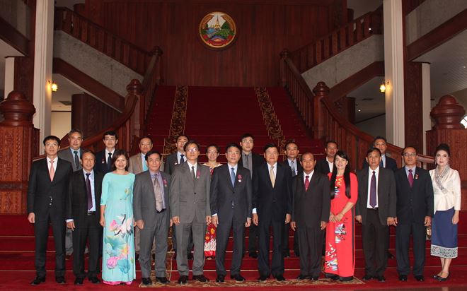 Bộ trưởng Lê Thành Long kết thúc tốt đẹp chuyến thăm và làm việc tại Lào