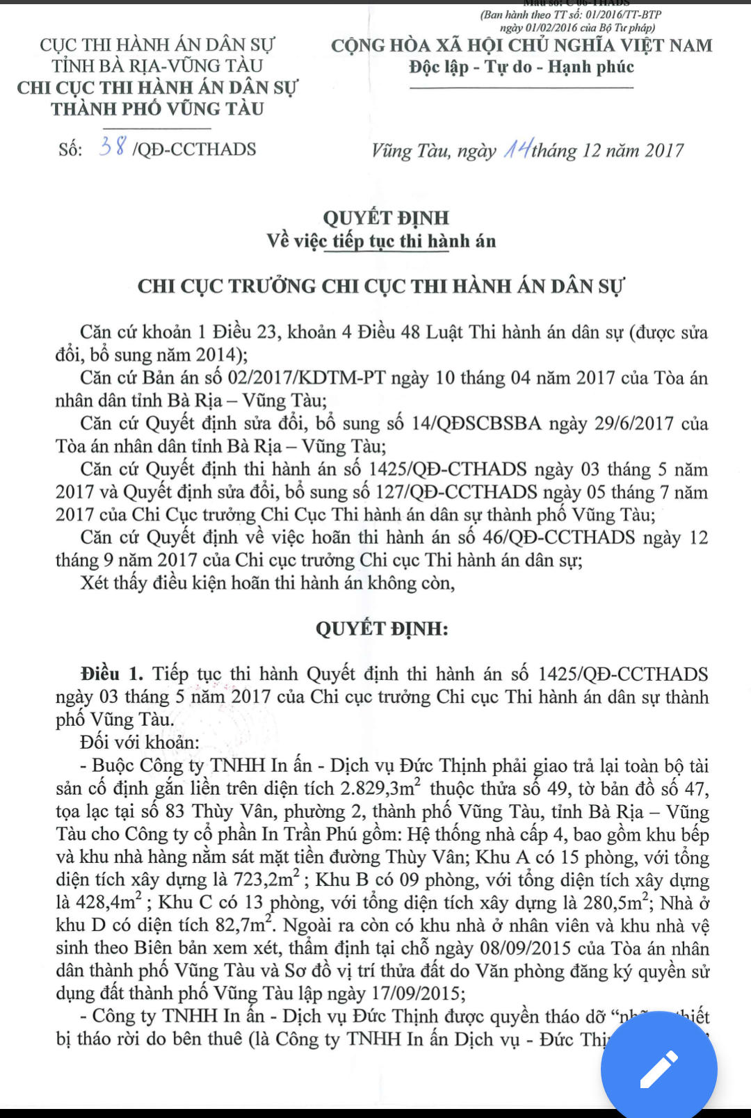Tiếp  vụ 400 người lao động kêu cứu: Quyết định tiếp tục thi hành án