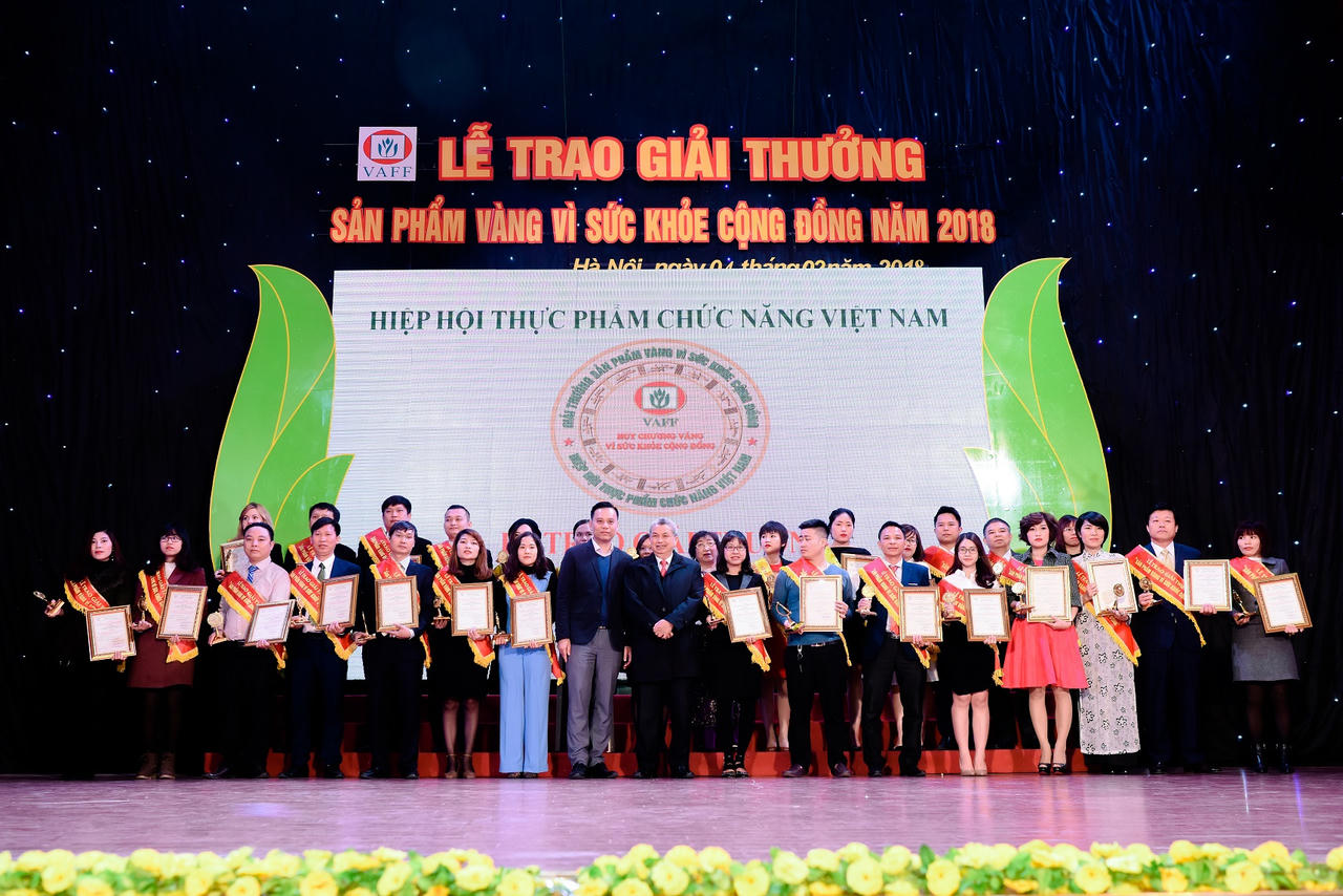 Herbalife Việt Nam nhận giải thưởng “Sản phẩm vàng vì sức khỏe cộng đồng năm 2018”