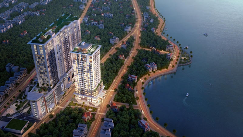 Điểm ngắm pháo hoa giao thừa siêu VIP tại Sun Grand City Thuy Khue Residence