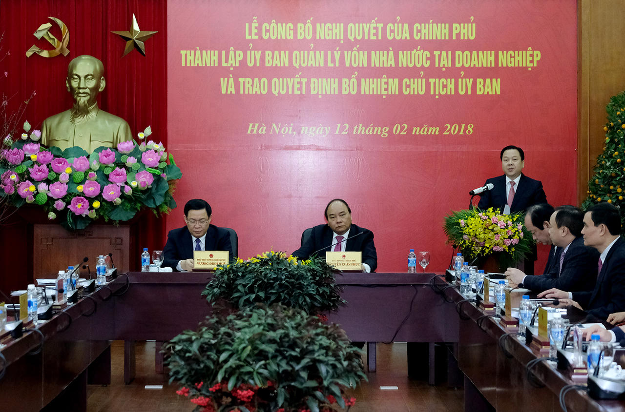 Thủ tướng trao quyết định bổ nhiệm Chủ tịch Uỷ ban Quản lý vốn nhà nước tại doanh nghiệp