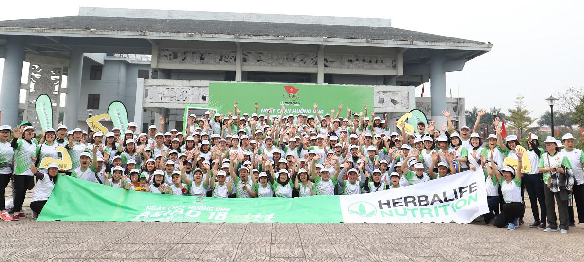 Herbalife Việt Nam đồng hành cùng đường chạy Fun Run, khởi động ASIAN GAMES 2018