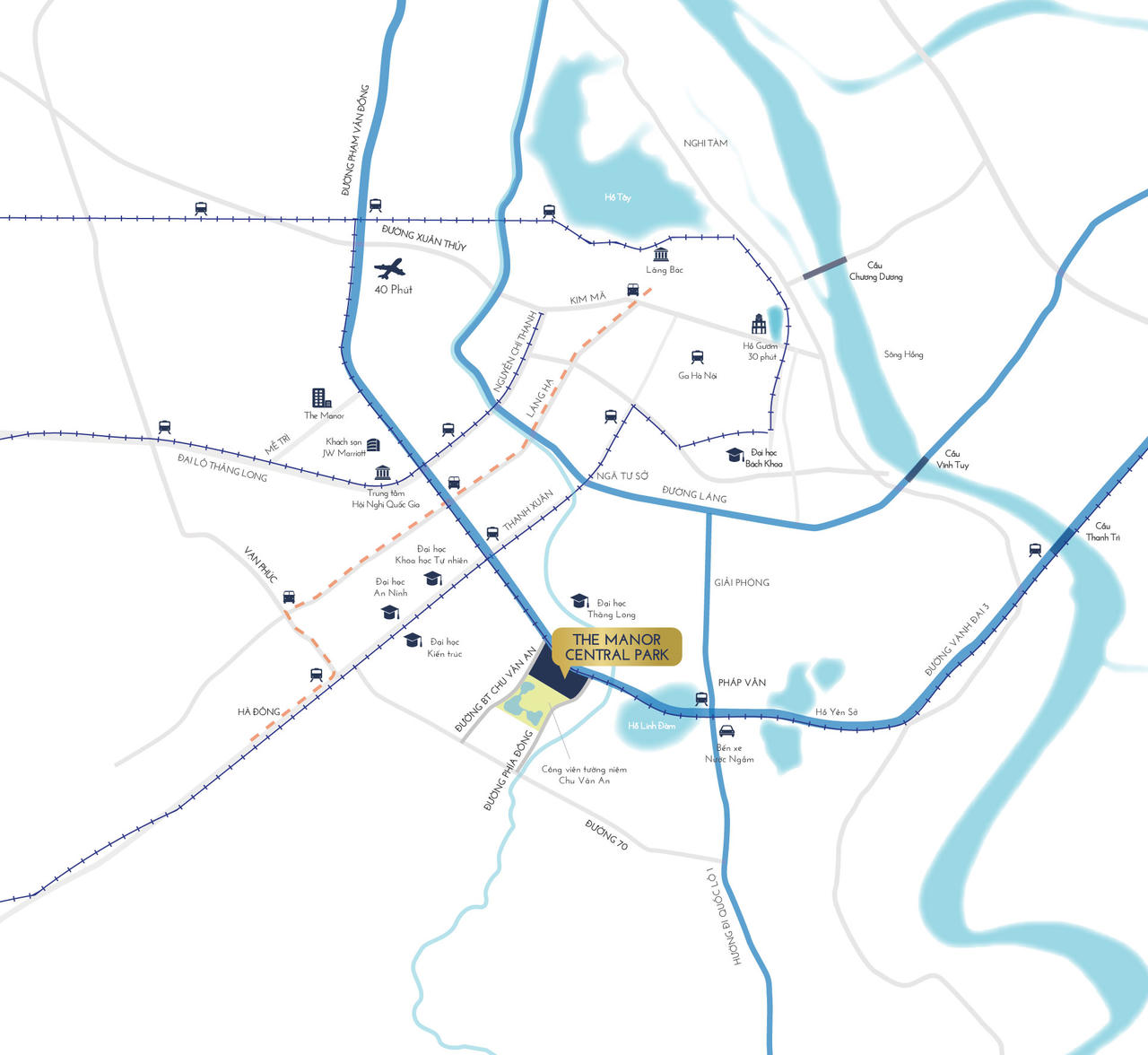 Giá trị đầu tư tiềm năng của Bất động sản phía Tây Nam Hà Nội