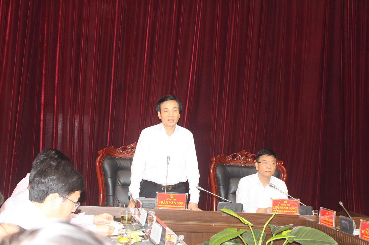 Bộ trưởng Lê Thành Long làm việc tại Điện Biên:  Gỡ vướng cho Tư pháp, Thi hành án dân sự