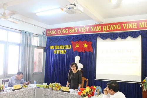 Thứ trưởng Đặng Hoàng Oanh làm việc tại Bình Thuận: Tư pháp cần quan tâm nâng cao hiệu quả thi hành pháp luật