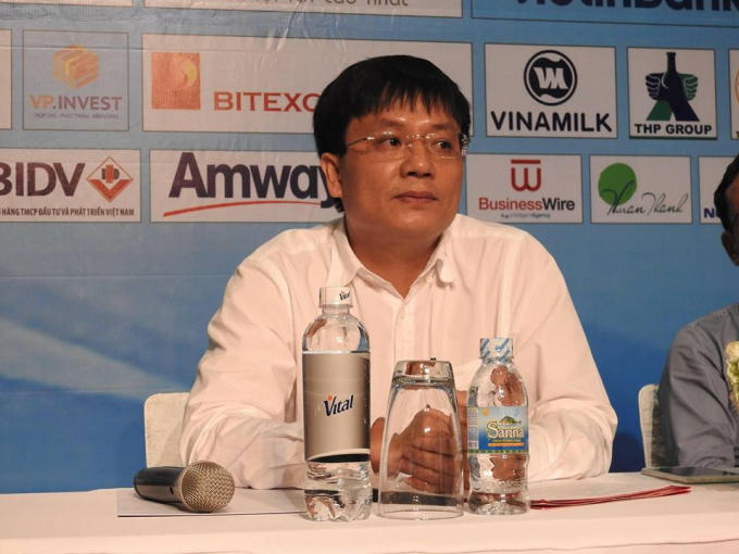 Tổng Biên tập Báo Gia đình Việt Nam Hồ Minh Chiến - Trưởng Ban tổ chức giải.