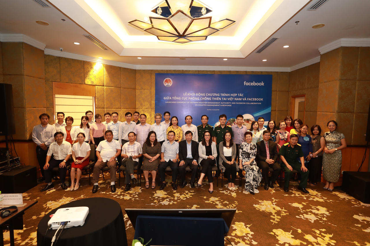 Facebook hỗ trợ Tổng cục Phòng, chống thiên tai tăng cường hiêu quả sử dụng công nghệ và mạng xã hội để ứng phó thảm họa thiên tai