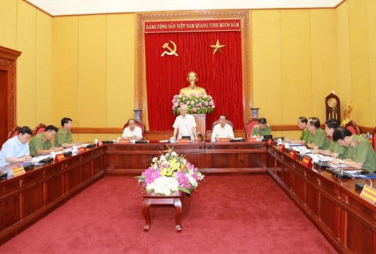 Tổng Bí thư chỉ đạo sắp xếp bộ máy, nhân sự công an