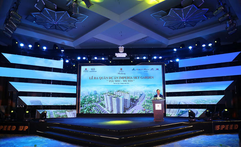 Bùng cháy trong Lễ ra quân Dự án Imperia Sky Garden