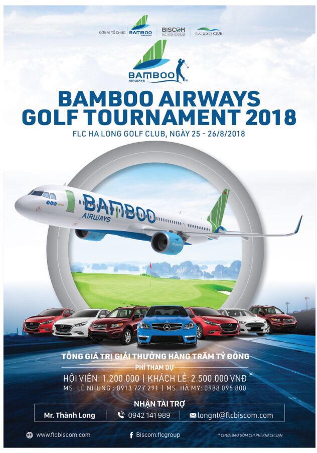 Hút trên 1000 golfers sau 3 tuần, Bamboo Airways Golf Tournament 2018 gây sốt làng golf Việt