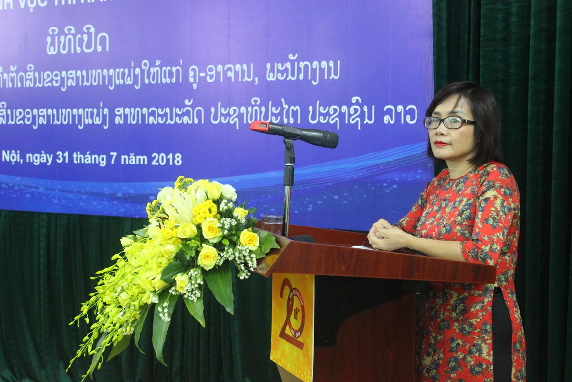 Khai giảng Lớp đào tạo nghiệp vụ THADS cho cán bộ, giảng viên CHDCND Lào