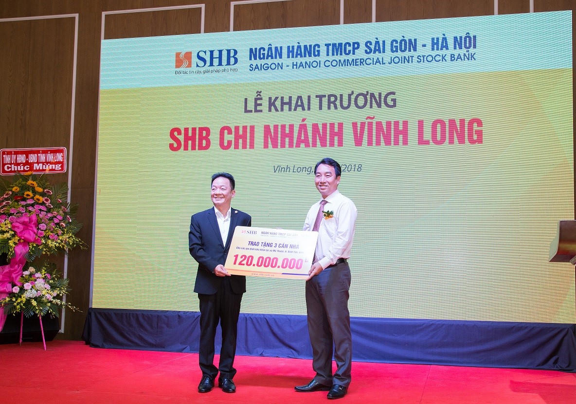 Không ngừng nâng cao chất lượng dịch vụ, SHB khai trương chi nhánh mới tại Vĩnh Long